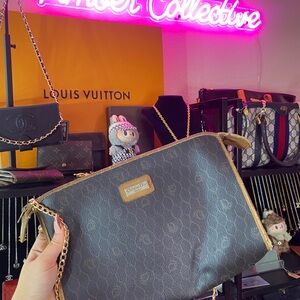 Brown Vintage Dior Honeycomb Bag